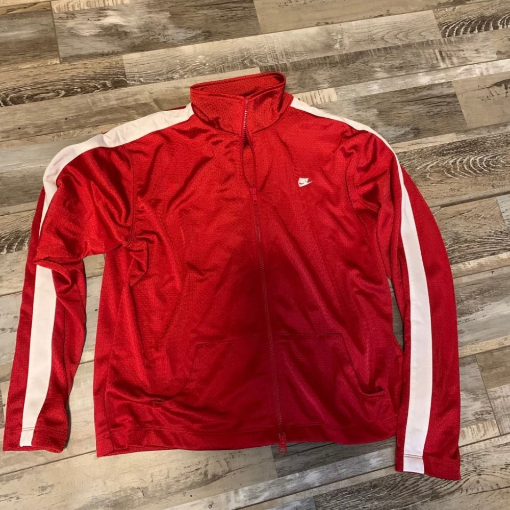 Vintage Nike womens track suit in red